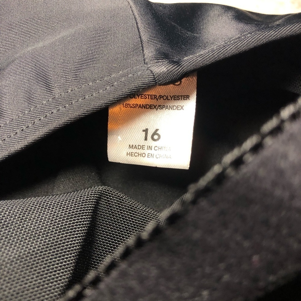 VENUS Black Ruched One Piece Swimwear sizes 12 and 16 NWOT - Picture 9 of 12